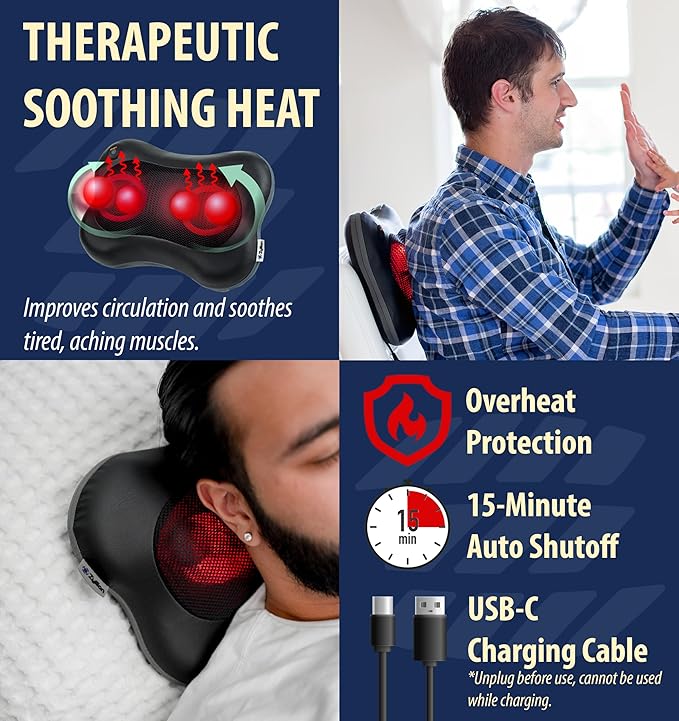 Zyllion Shiatsu Back and Neck Massager - Image 7
