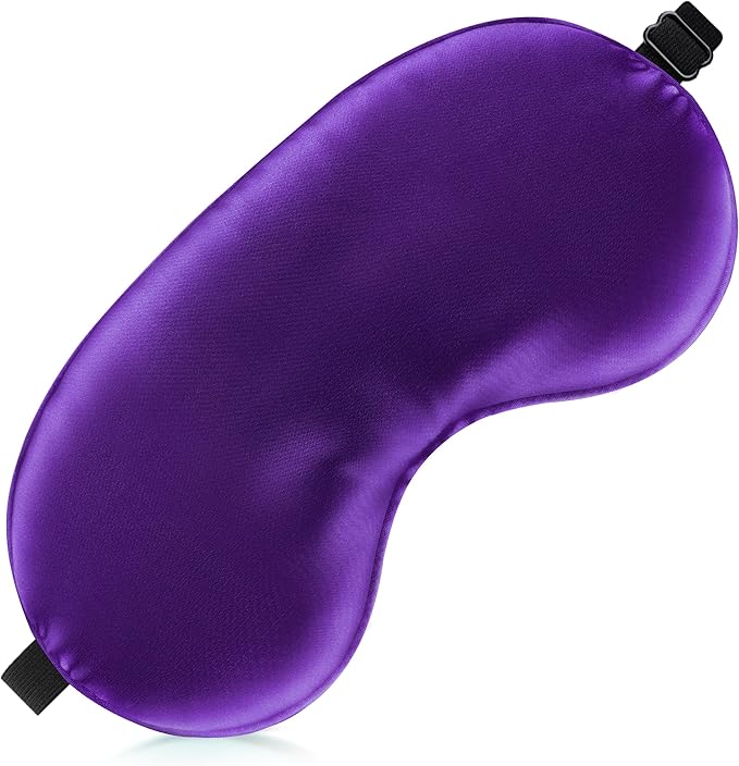 Sleep Mask Silk Eye Mask for Men Sleeping Mask, Adjustable Elastic Strap for by Unknown