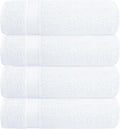 BELZZI Home Ultra Soft 4 Pack Oversized Bath Towel Set 27x54, Cotton Compact by Unknown