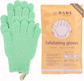 Bare Botanics 4 Pack Mint Exfoliating Shower Gloves by BareBotanics