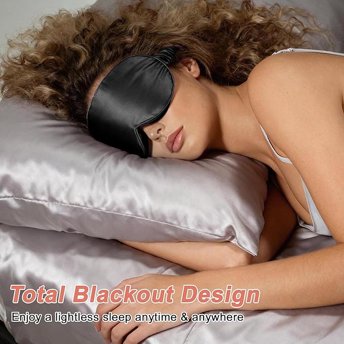 VOCOSTE 22 Momme Pure Silk Sleep Mask - Image 4