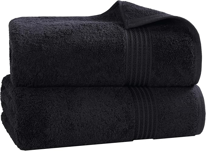 Superior Egyptian Cotton 2-Piece Bath Sheet Towel Set, Oversized Body Towels by SUPERIOR