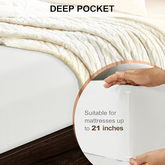 FreshCulture Queen Fitted Sheet Only - Image 4