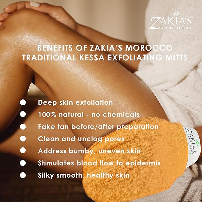 Original Kessa Exfoliating Glove -Value Pack -Pink -Microdermabrasion At Home - Image 7