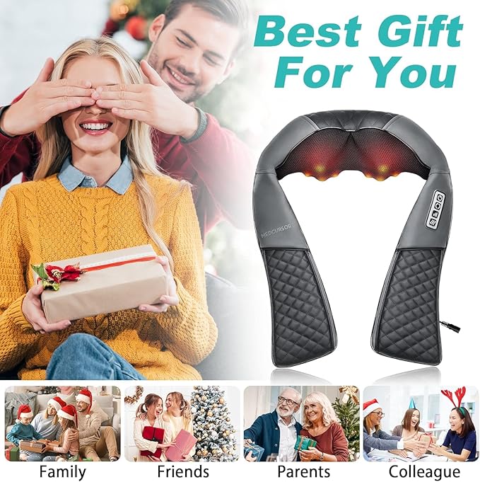 Medcursor Neck Massager, 2026 Upgraded, Portable Electric Shiatsu Back Massage - Image 6