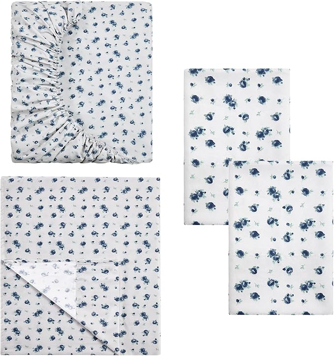 Modern Threads 4-Piece Ultra Soft Microfiber Bed Sheets Set, Wrinkle Free Sheets - Image 8