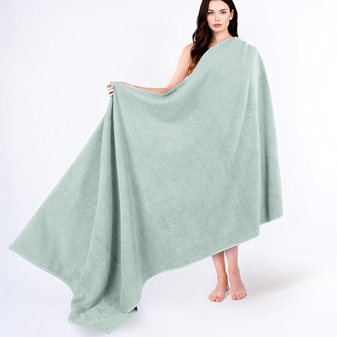Cotton Paradise 100% Cotton 40x80 Oversized Bath Sheet, Extra Large Turkish by UNITEDHOMETEXTILE