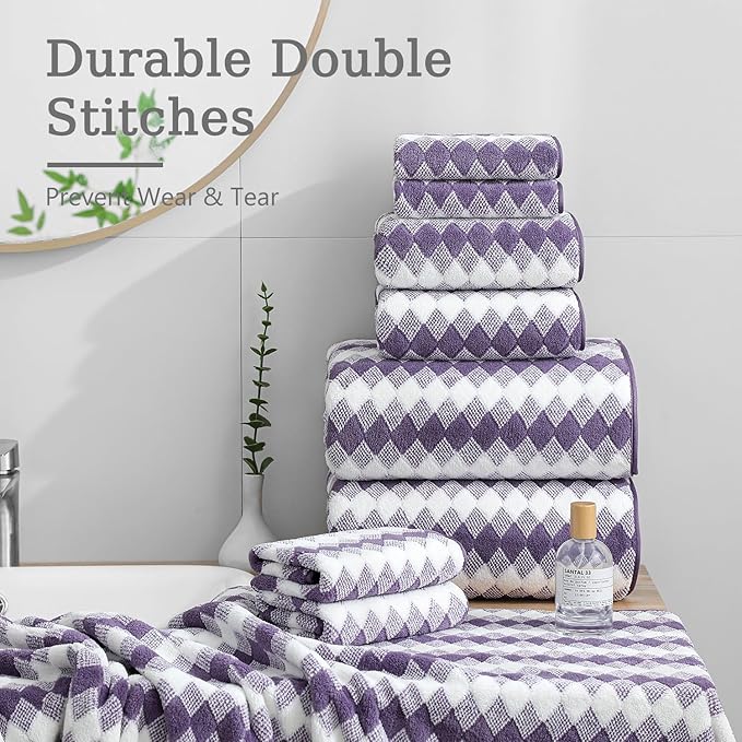 4 Piece Extra Large Bath Towel Set Oversized Bath Sheet 35"x70" Bathroom Towel - Image 6