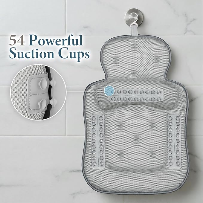 Bath Pillows for Tub, Skin Friendly Bathtub Cushion for Head and Neck - Image 5