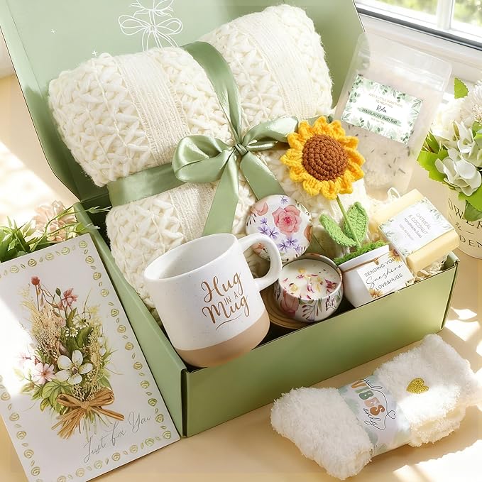 Self Care Gifts for Women Birthday Care Package Spa Kit, Get Well Soon Gift - Image 2