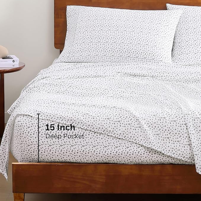 LANE LINEN 100% Organic Cotton Sustainaly Produced Twin XL Bed Sheets, Okeo Tex - Image 4