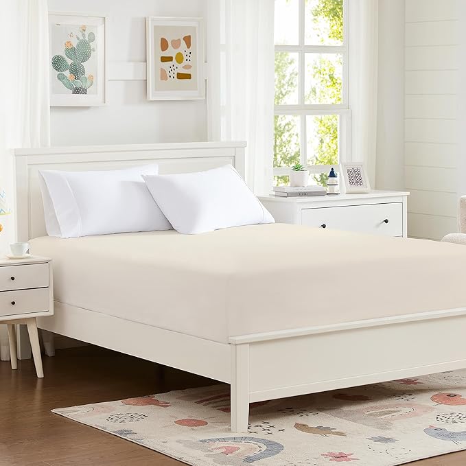 Hotella 100% Microfiber Full Size Fitted Sheet Only, Machine Washable and by Hotella
