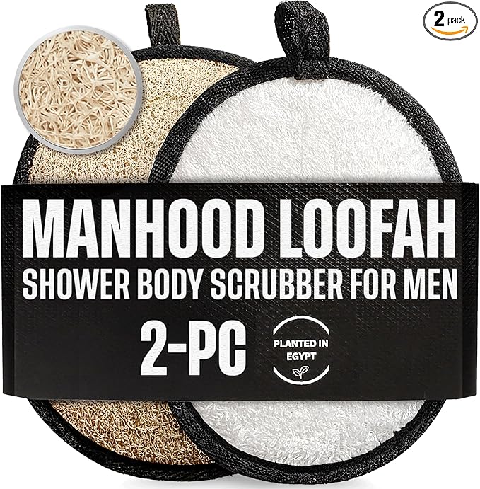 Natural Loofah Shower Body Scrubber by CraftsOfEgypt