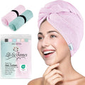 Cotton Hair Towel Wrap for Women/Kids | Quick Dry, Soft & Absorbent 420-GSM by LiliJames