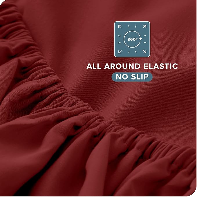 Bare Home Split Head Flex King Sheet Set - Image 7