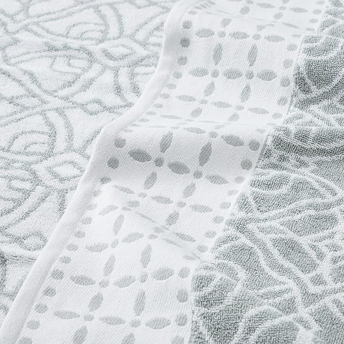 Modern Threads Monroe 6-Piece 100% Cotton Towel Set – Reversible Yarn Dyed - Image 3