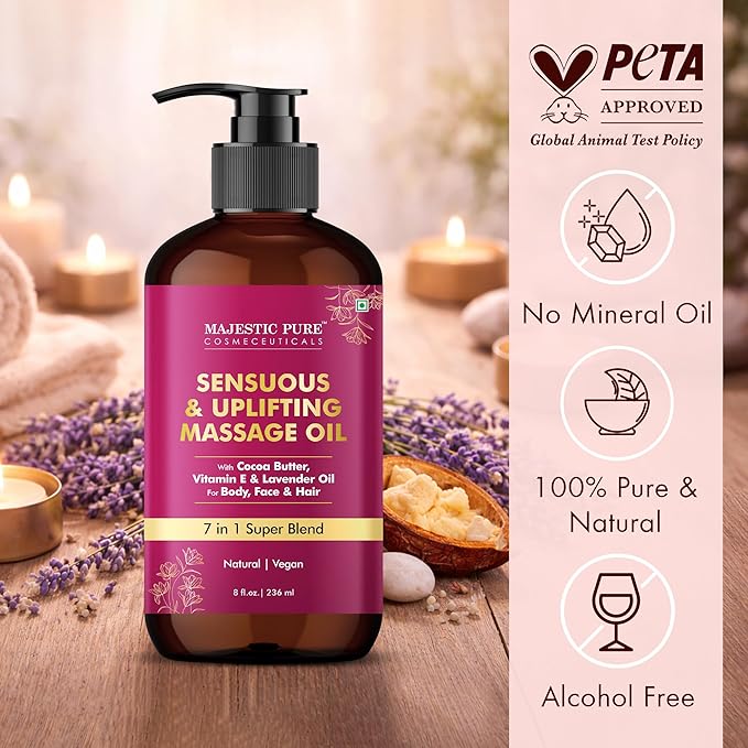 MAJESTIC PURE Cocoa Massage Oil - Image 3