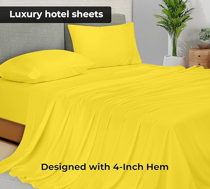 Royale Linens Queen Flat Sheet - Image 2