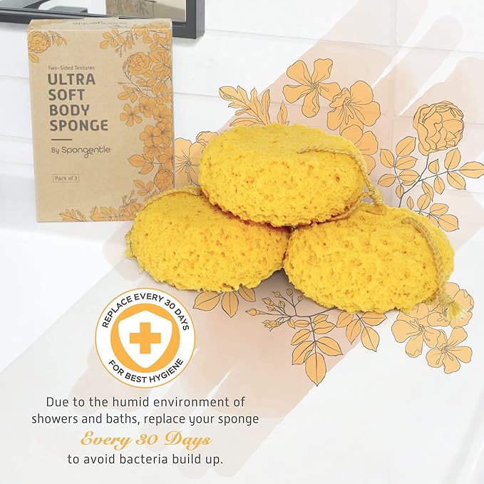 Spongentle Loofah Sponge for Shower and Bathing, Bath Sponge - Image 6