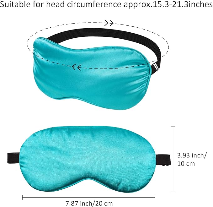 12 Pieces Silk Sleep Mask Pure Silk Sleep Eye Mask - Image 3