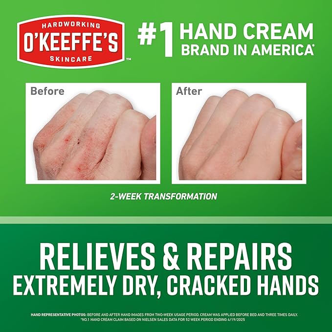 O'Keeffe's Working Hands Hand Cream Plus Night Treatment Cream Bundle - 3 oz - Image 2