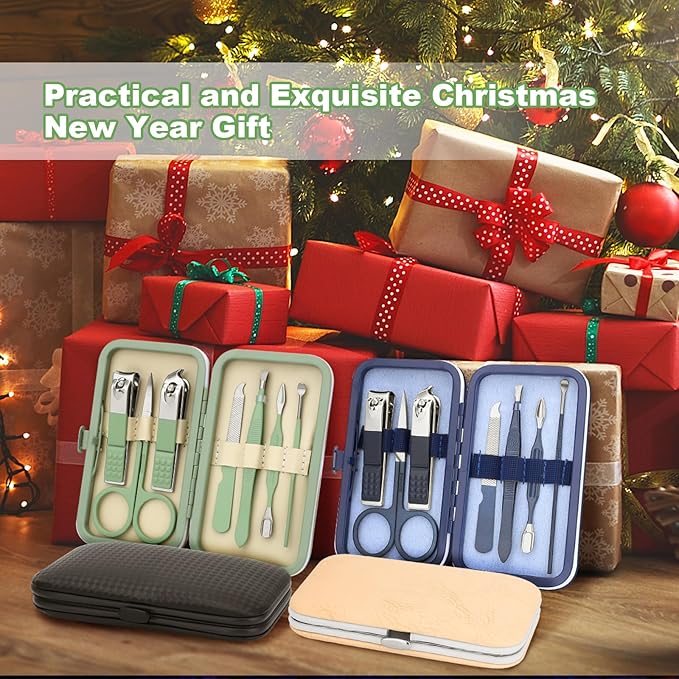 Manicure Set-Stainless Steel Nail Care Set-Professional 7 in 1 Ingrown Toenail - Image 2