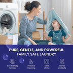 Good Natured Brand | Natural Enzyme Laundry Booster | Stain & Odor Remover | Hypoallergenic, Safe for Sensitive Skin | Eco-Friendly | Fragrance-Free | 47oz, 94 Loads