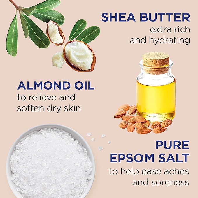 Dr Teal's Pure Epsom Magnesium Salt Soak, Shea Butter & Almond, 3 lbs - Image 3