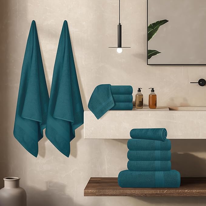 GLAMBURG Ultra Soft 24-Piece Towel Set - Image 6