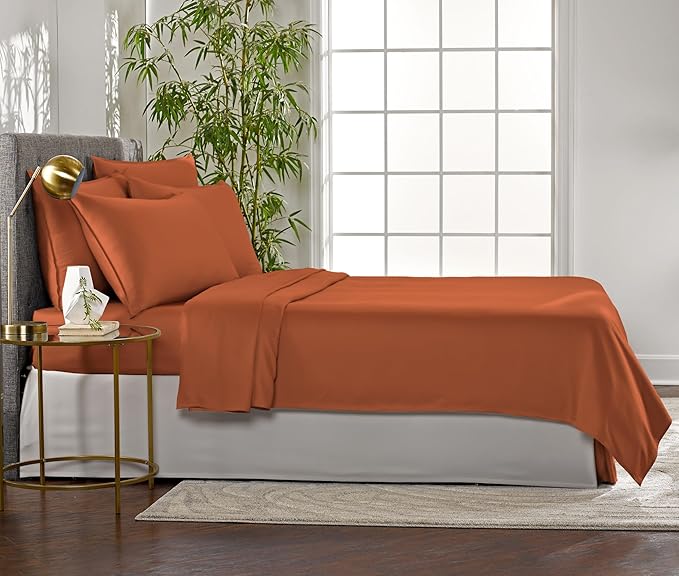 Pure Bamboo King Sheets, Genuine 100% Organic Viscose Derived from Bamboo Bed - Image 4