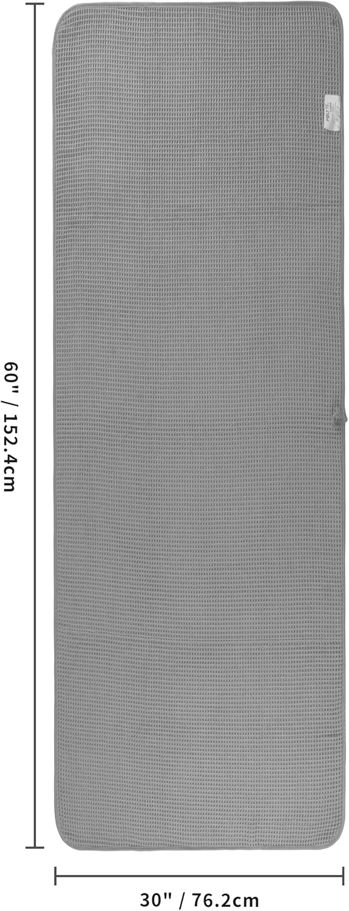 POLYTE 430 GSM Polyester Polyamide Microfiber Oversize Quick Dry Lint Free Bath - Image 3