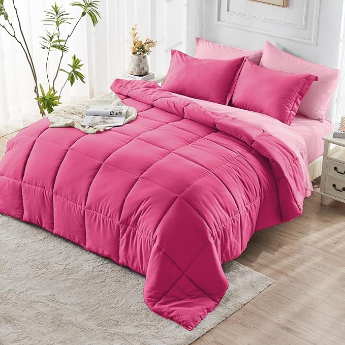 JOLLYVOGUE California King Comforter Set, Ultra-Soft Bed in a Bag 7 Pieces - Image 8