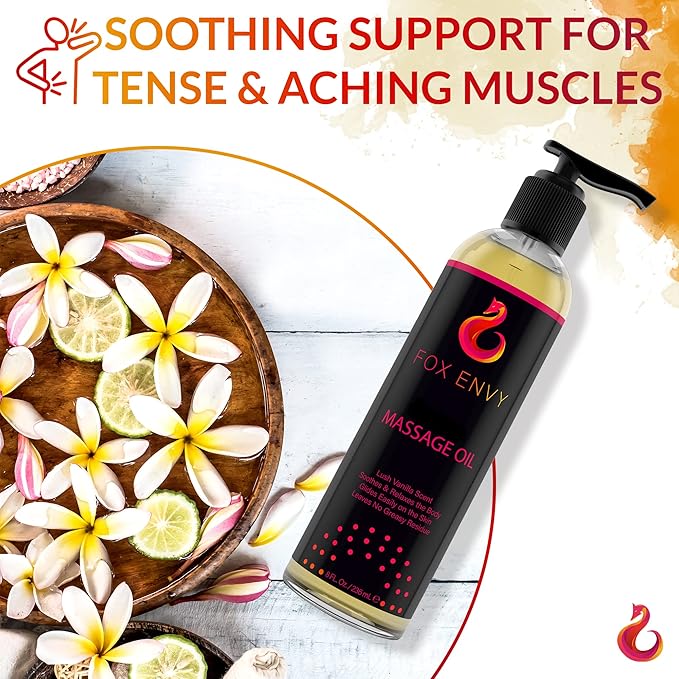 Body Massage Oil: Massage Oil for Massage Therapy, Premium Massaging Oil-Lush - Image 4