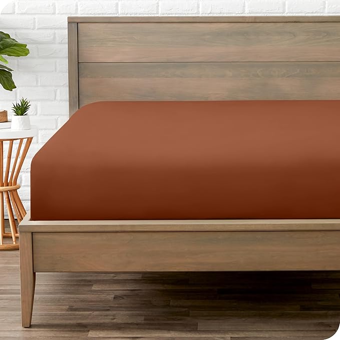 Bare Home Fitted Bottom Sheet Full Size by BareHome