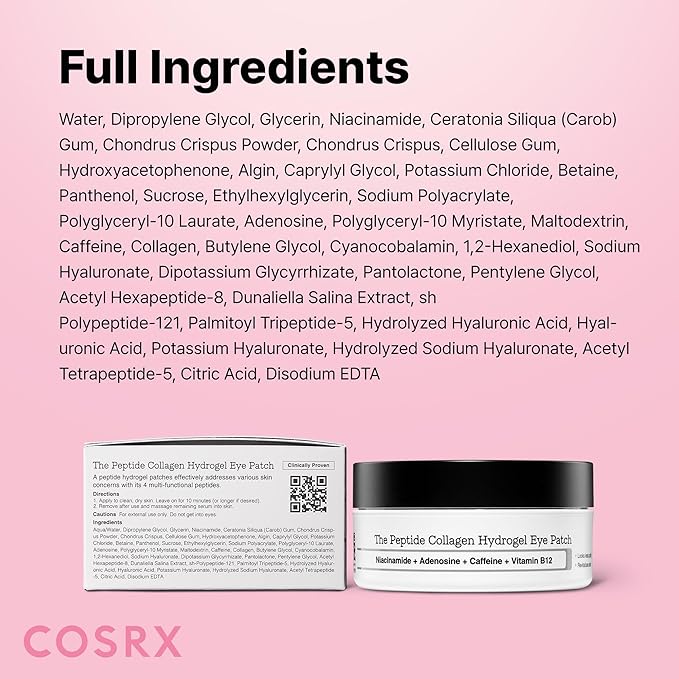 COSRX Pink Peptides Collagen Hydrogel Eye Patch - Image 8