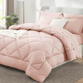 CozyLux King Size Comforter Set Blush Pink by CozyLux