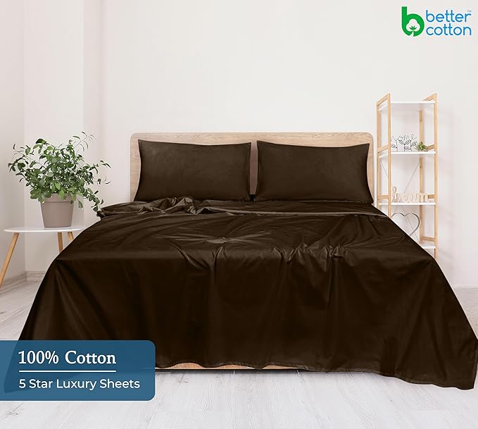 Royale linen 400 Thread Count 100% American Grown Cotton Flat Sheet - Image 6