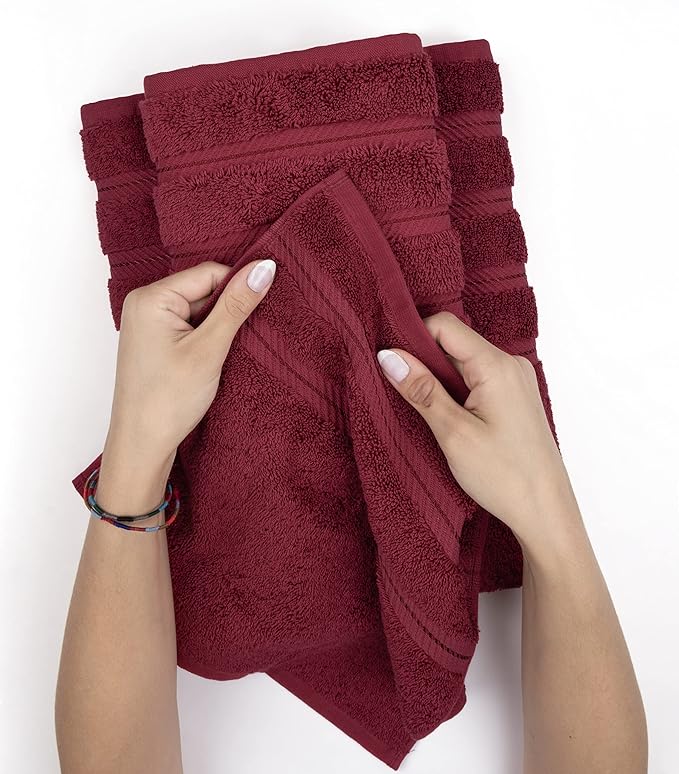 American Soft Linen Premium 3 Piece Towel Set, 1 Bath Towel 1 Hand Towel 1 - Image 5