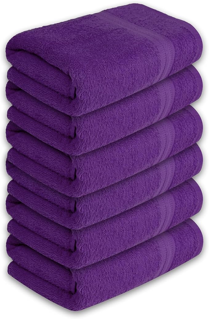 Medium Bath Towels Pack of 6 – 24x48 Inches – Soft, Quick Dry & Highly - Image 7