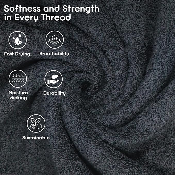 Ariv Premium Jumbo Bath Towels Pack of 2, Beach Towel, Extra-Large Bath Sheets - Image 6