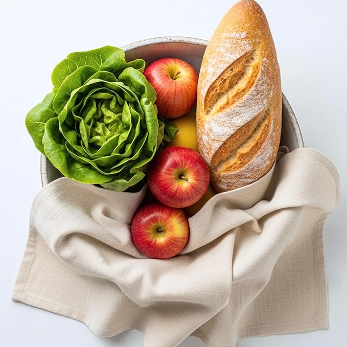LITO LINEN AND TOWEL Flour Sack Towels – 100% Cotton, 28x28 Inches, Highly - Image 4