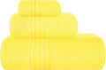 BOUTIQUO Ultra Soft 3 Pack Cotton Towel Set, Contains a Bath Towels 28x55 inch by BOUTIQUO