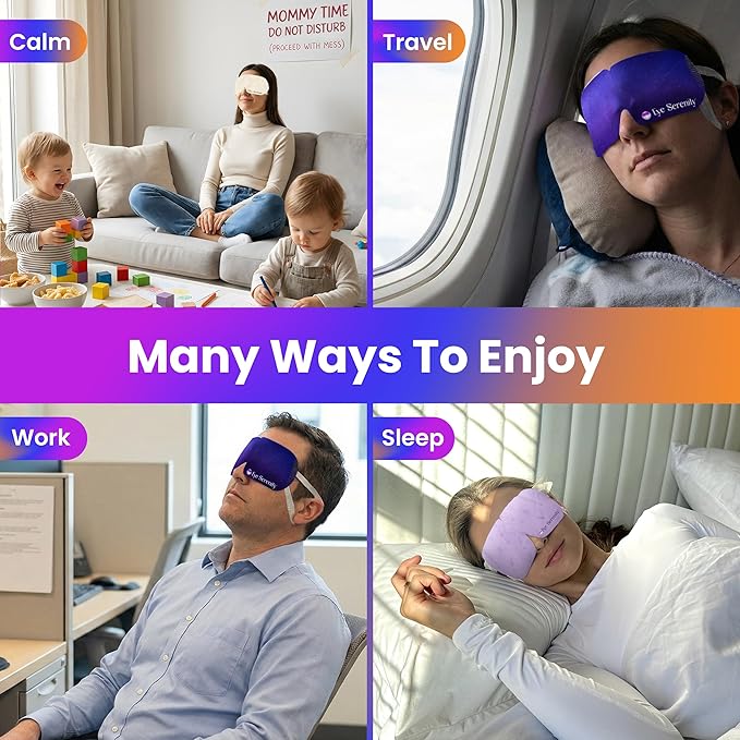 Eye Serenity Steam Eye Mask, Heated Eye Mask, Self Heating Warm Compress - Image 7