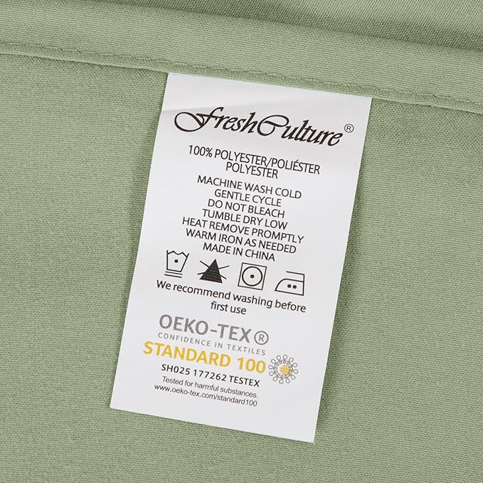 FreshCulture Full Flat Sheets Only 2 Pack - Image 7
