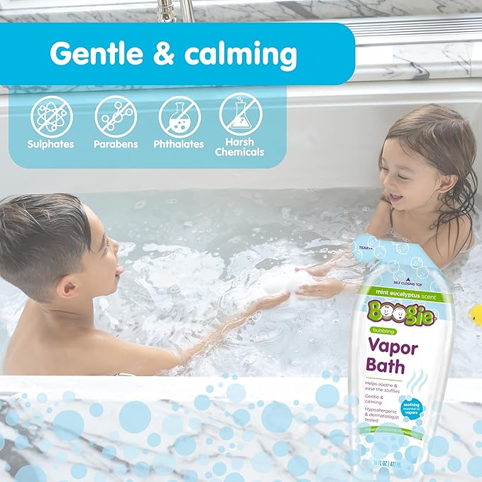 Boogie Kids Botanical Bubble Bath, Soothing Vapor, Made - Image 7