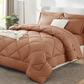 CozyLux Queen Comforter Set Pumpkin by CozyLux