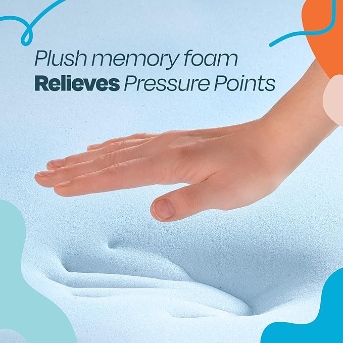 Linenspa Memory Foam Mattress Topper, King Size - Image 3