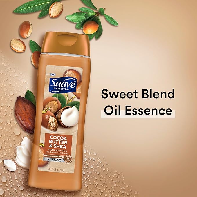 Suave Moisturizing Body Wash, Cocoa Butter and Shea - Image 3