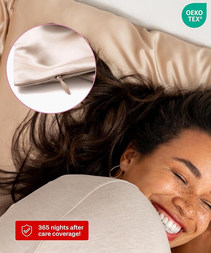 Sunday Silks™ | Silk Pillow Cases 2 Pack | 22 Momme Mulberry Silk Pillowcase - Image 5