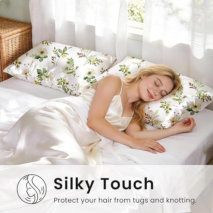 EXQ Home Satin Pillowcase for Hair and Skin Queen - Image 4